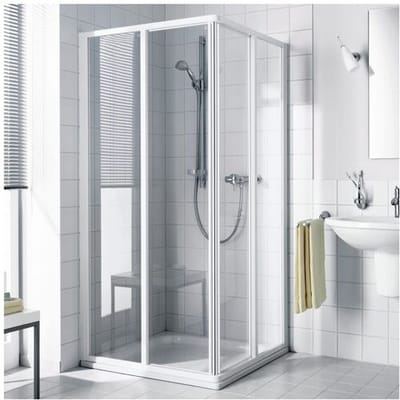 Kermi Ibiza 2000 corner entry 2-piece sliding door, half part 80 cm I2ED2080201AK