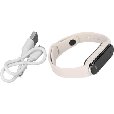 Ultrasone Muggenwerende Armband Oplaadbaar Muggenwerend Horloge met Tijdaanduiding wit
