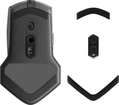kwmobile muis voeten sticker geschikt voor Alienware AW610M / AW510M - Computermuis glijder - Stickers in zwart