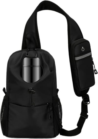 Kleine Draagzak - Schouder Tas - Reizen Wandelen - Waterdichte Stof - 20x31x2 cm
