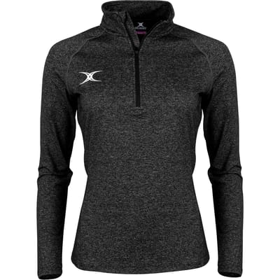 Gilbert Netball Pro Synergie Warm Up Top - W 10 - Zwart