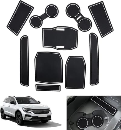 Anti-slip rubbermatten voor Renault Austral en Espace 6 VI (2023-2026) - Accessoires voor interieur, console en deurseam