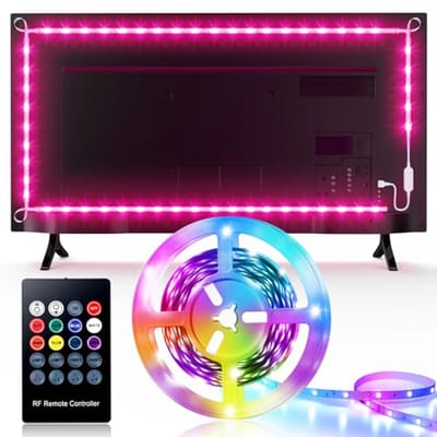 RGB LED Strip voor TV - 4,4m USB Achtergrondverlichting met Afstandsbediening en Muziekmodi