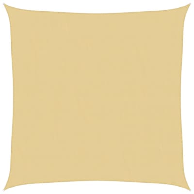 vidaXL - Zonnezeil - 3x3 - m - 100% - polyester - oxford - zandkleurig