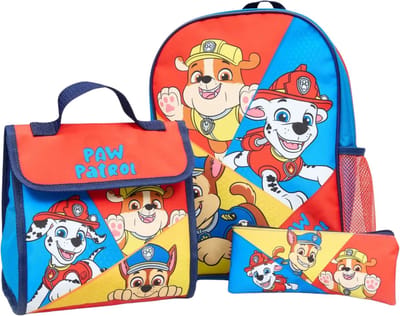 Paw Patrol rugzak set jongens meisjes 34 cm 3-delig – schooltas met lunchtas en etui
