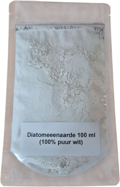 Diatomeeënaarde 100 ML - 100% puur wit - Diatom Dust - Kleinverpakking