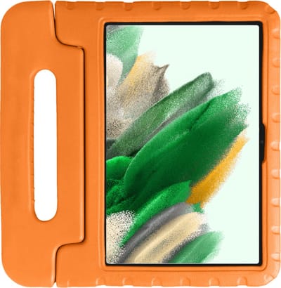Hoes - Geschikt voor Samsung Galaxy Tab A8 - Kinderhoes Shockproof Bumper - Kidsproof Case - Tablet Hoesje - Kinder Hoesje Cover - Oranje