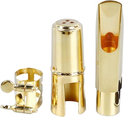 Dailygoods - Gouden Saxofoon Mondstuk Kit voor Oefenpodiums en Muziekopnames