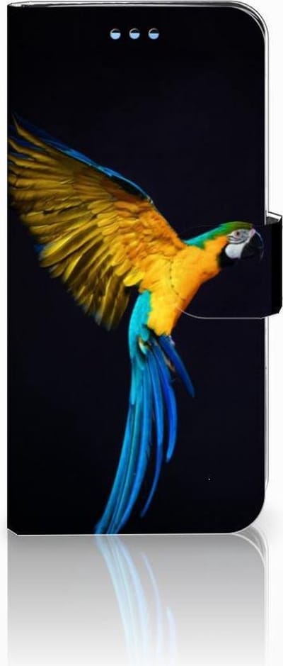 Samsung Galaxy S9 Telefoonhoesje met Pasjes Papegaai