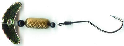 Spinneraas Kunstaas Jerkbait met Smile Blade voor Baars en Roofvis