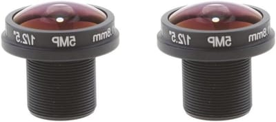 Mini Fisheye Lens - Groothoek Lens - Camera Beveiliging - 5MP Resolutie - 1.8mm - Zwart