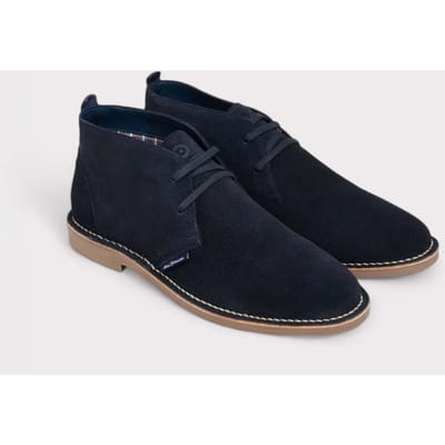 Heren Ben Sherman Hemmings Desert Boots in Navy