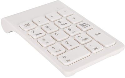 SPHProducts - Mini Draadloos Numeriek Toetsenbord - USB-ergonomisch - Lichtgewicht en Mute - 18 Toetsen - Ideaal voor Boekhouding en Kantoor - Draadlo