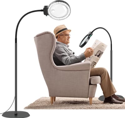 Loeplamp met Standaard - Lamp met Led Verlichting