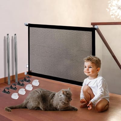 TIM® Traphekjes - Traphekje - Traphekje Zonder Boren - Zwart - 22cm x 110cm x 79cm