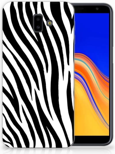 Samsung Galaxy J6 Plus (2018) TPU Hoesje Zebra