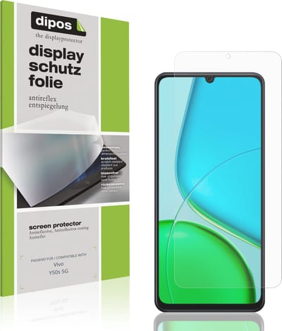 dipos – 4x Matte Beschermfolie geschikt voor Vivo Y50s 5G | Krasbestendige & antireflecterende Screenprotector Ultra-Thin