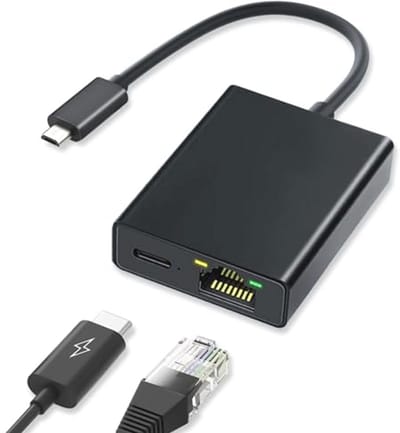 Micro USB naar Ethernet-adapter voor Chromecast en TV Stick - Draagbare USB naar RJ45 Ethernet 100 Mbps LAN-adapter