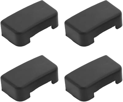 Dailygoods- Railplug Rubber - 4 Stuks - Achterbank Slide Rail Plug - Beschermhoes - Compatibel met Model Y 2017-2023 - Eenvoudig te installeren - Achterbankplug