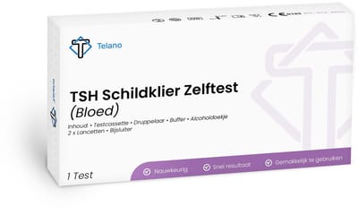 TSH Schildklier Zelftest - Thuistest voor Schildklierfunctie - Telano Schildkliertest