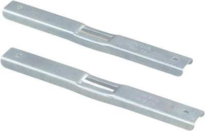 Kettingzaag Dieptemeter - Raker Gids - Efficiënt Zagen - Nauwkeurige Aanpassing - 2 Stuks - Zilver