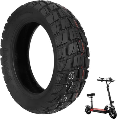 80/65-6 Off-Road Banden voor Elektrische Scooters, Vervangende Banden voor Voor- en Achterwielen, Geschikt voor Diverse Modellen zoals Kugoo M4 en Dualtron