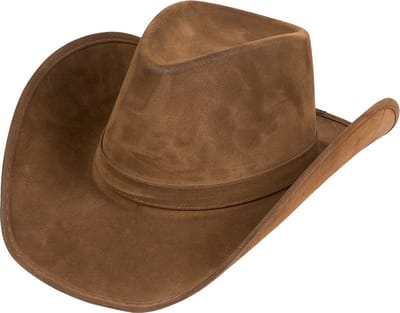 Boland - Hoed cowboy Wyoming bruin Bruin - 58 - Volwassenen - Mannen - Cowboy - Indiaan