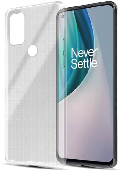 Cadorabo Hoesje geschikt voor OnePlus Nord N100 in VOLLEDIG TRANSPARANT - Beschermhoes gemaakt van flexibel TPU Silicone Case Cover