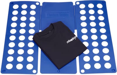 vouwplank kleding - 60 x 70 cm - groot - blauw