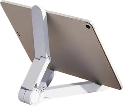 Bovista Telefoonhouder Vliegtuig - Reizen - Bureau - Tafel - Trein - Auto - Koken - Multifunctioneel - Universeel - Wit