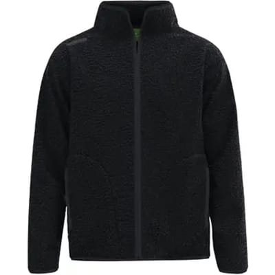 Erima Ts Fleece Jack Kinderen - Zwart | Maat: 140