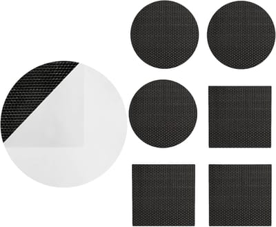Trampoline Reparatie - Reparatieset - Veilig Herstellen - Hittebestendig PP Materiaal - 20x16x1 cm - Zwart