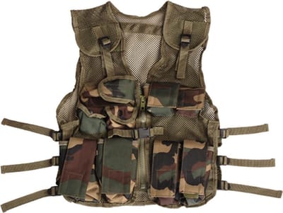Fostex kinder tactical vest woodland camo