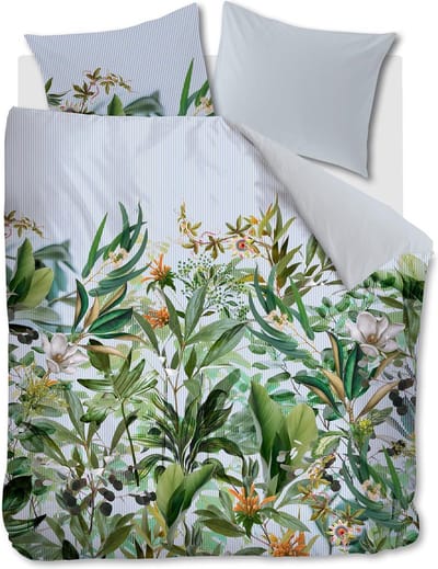 Kardol Cadence dekbedovertrek - Tweepersoons - 200x200/220 - Blauw Groen