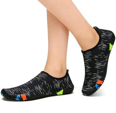 Barefoot Schoenen - 2XS - Maat 35 - Lengte 22 cm - Waterschoenen - Aquashoes - Afzwemschoenen - Zwemles - Dames & Heren - Fitness - Sportschoenen - Waterschoenen voor heren en dames - snel drogende zwemsokken - zwembadschoenen - strandschoenen