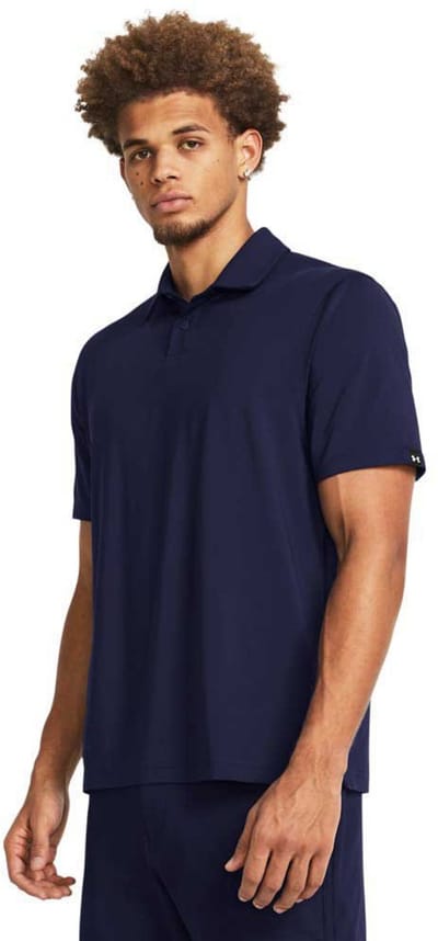 Under Armour Golf Tee To Green Lb Korte Mouw Poloshirt Blauw M Man