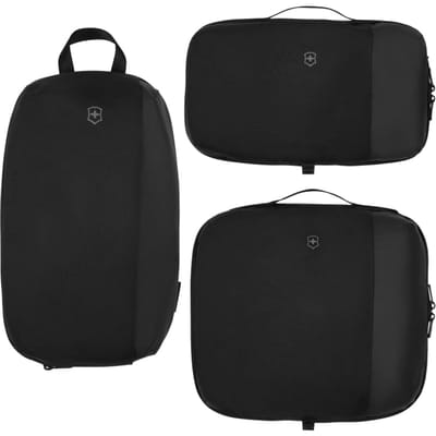 VICTORINOX Travel Essentials Inpakblokjes Set Reistas Zwart 653360