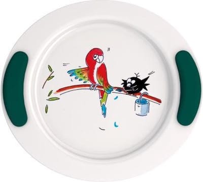 Kinderbord Papegaai - Groen blauw