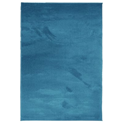 vidaXL - Vloerkleed - OVIEDO - laagpolig - 140x200 - cm - turquoise