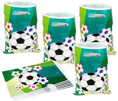 20 Kids Feestgoodie Tassen - Voetbal Thema Verjaardag Cadeautasjes Jongens & Meisjes