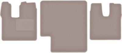 Beige veloursmatten voor: MAN TGL / TGM vrachtwagen (2005-)