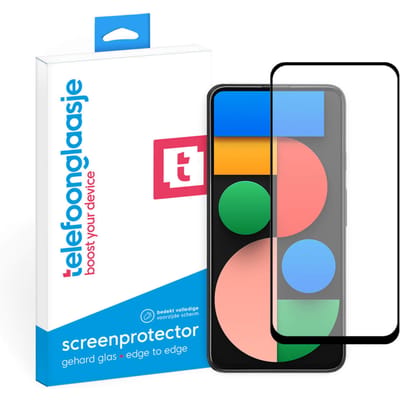 Google Pixel 4a screenprotector gehard glas Edge to Edge