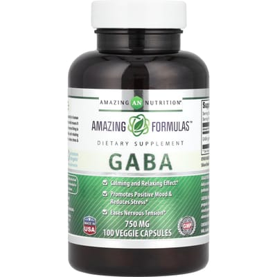 Gaba, 750Mg, 100 Vegetarische Capsules