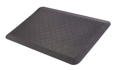 Unicomfort Antivermoeidheidsmat - Werkplaatsmat - 90 x 60 x 1,5 CM - Diamanten Profiel - Rubber