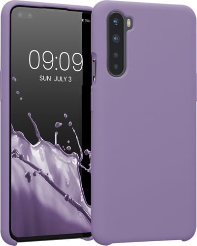 kwmobile telefoonhoesje geschikt voor OnePlus Nord - Hoesje met siliconen coating - Smartphone case in violet lila