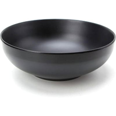 Melamine Servies Kom Japanse Stijl Ramen Kom Zwart Porselein Imitatie Porselein Noodle Container voor Thuis black