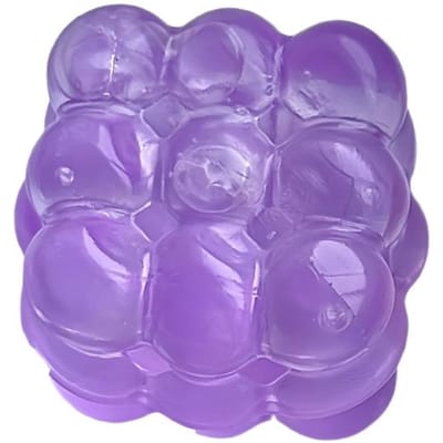 Squishy Maltose Fidget Speelgoed Heldere Zachte Gekleurde Kubusvormige Maltose Knijpspeelgoed Leuk Anti-stress Sensorisch Speelgoed Kerstspeelgoed paars
