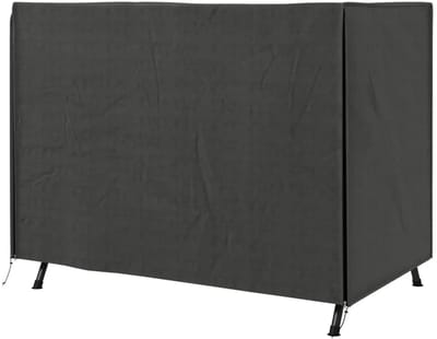 Hollywood Schommelhoes - Beschermhoes voor Tuinschommel - Winterbestendig, Ademend & UV-bestendig- voor Schommelbank, Tuinstoelen - Tuin, Terras, Balkon - 205 x 124 x 164 cm - Donkergrijs