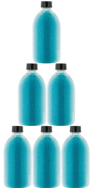 Badkaviaar Opium - 400 gram - Fles met zwarte dop - set van 6 stuks - bad parels voor in bad
