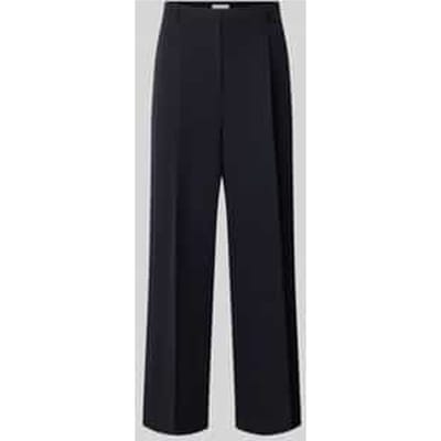 Wijdvallende broek met viscose,